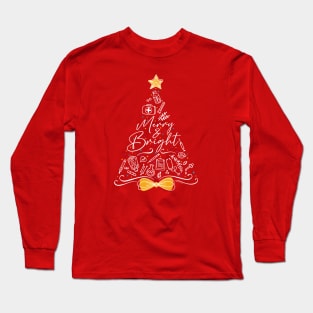 Nurse Christmas Tree Long Sleeve T-Shirt